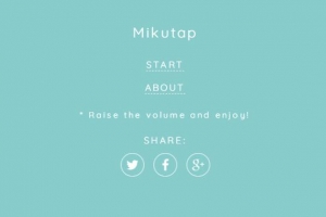 mikutap:初音未来音乐生成器